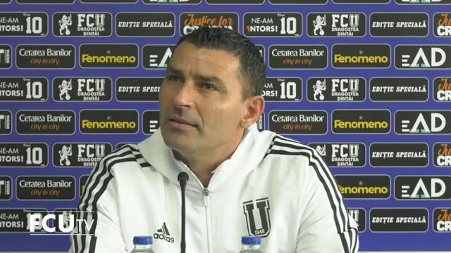 FCU Craiova – CFR Cluj / Eugen Trică: „Doar victoria mă mulțumește“ (VIDEO)