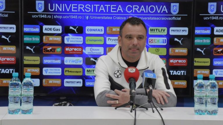 „U“ Craiova – FCSB 2-3 / Anton Petrea: „Când câștigi în prelungiri e mai plăcut“ (VIDEO)