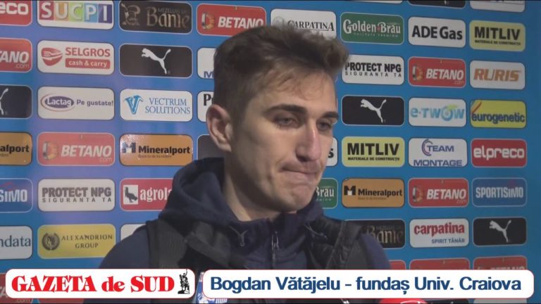 Bogdan Vătăjelu: „E dureros să pierzi în ultimul minut“ (VIDEO)