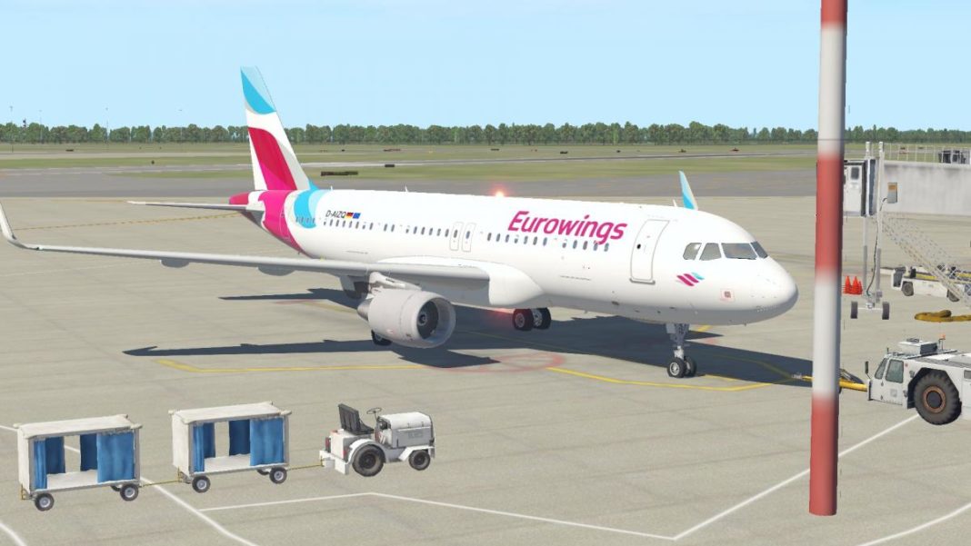 Pasagerul se afla într-un avion al Eurowings