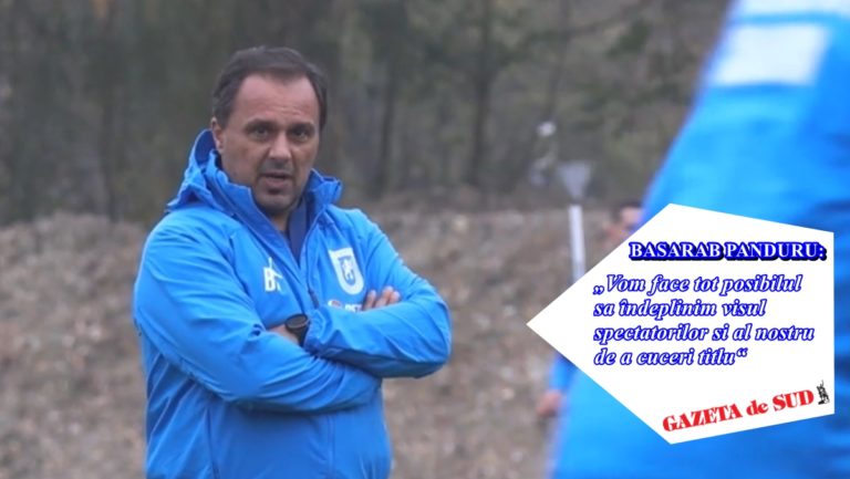 Basarab Panduru: „Sunt într-un staff cu oameni de calitate şi foarte bine pregătiţi“