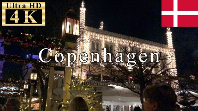 (VIDEO) Grădinile Tivoli din Copenhaga, orășel de Crăciun