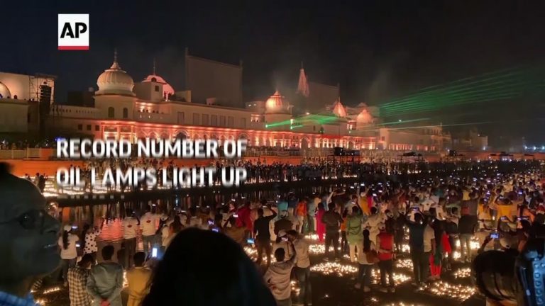(VIDEO) Record mondial stabilit în India la festivalul luminilor