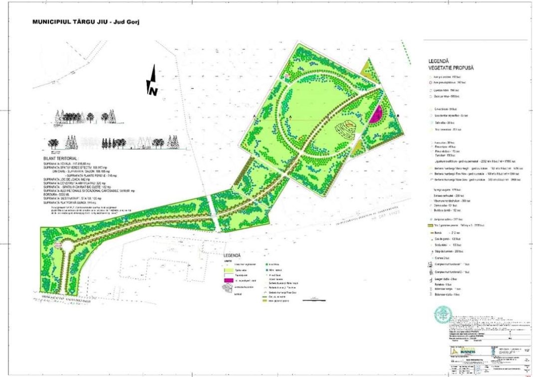 Proiectul parcului care se va întinde pe 12 hectare