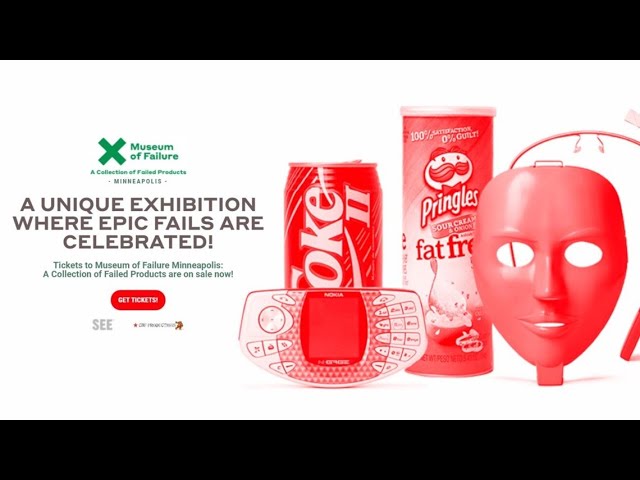 (VIDEO) Muzeul Eșecurilor s-a deschis la un mall din America