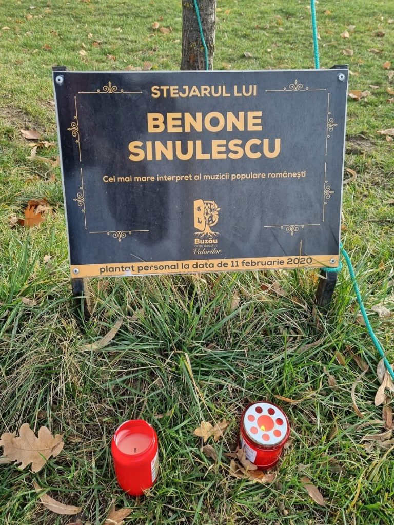 Primăria Buzău a amenajat două locuri pentru comemorarea lui Benone Sinulescu