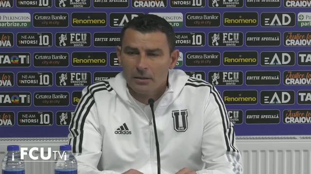 FCU – Voluntari / Eugen Trică: „Cei care intră în teren trebuie să dea totul pentru a câștiga“