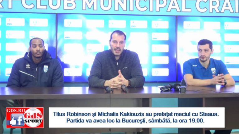 SCMU Craiova caută la Bucureşti a 8-a victorie stagională în LNBM