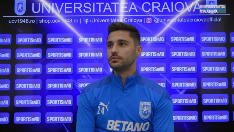 Mediaș – „U“ Craiova / Ante Roguljic: „Sunt gata să joc!“ (VIDEO)
