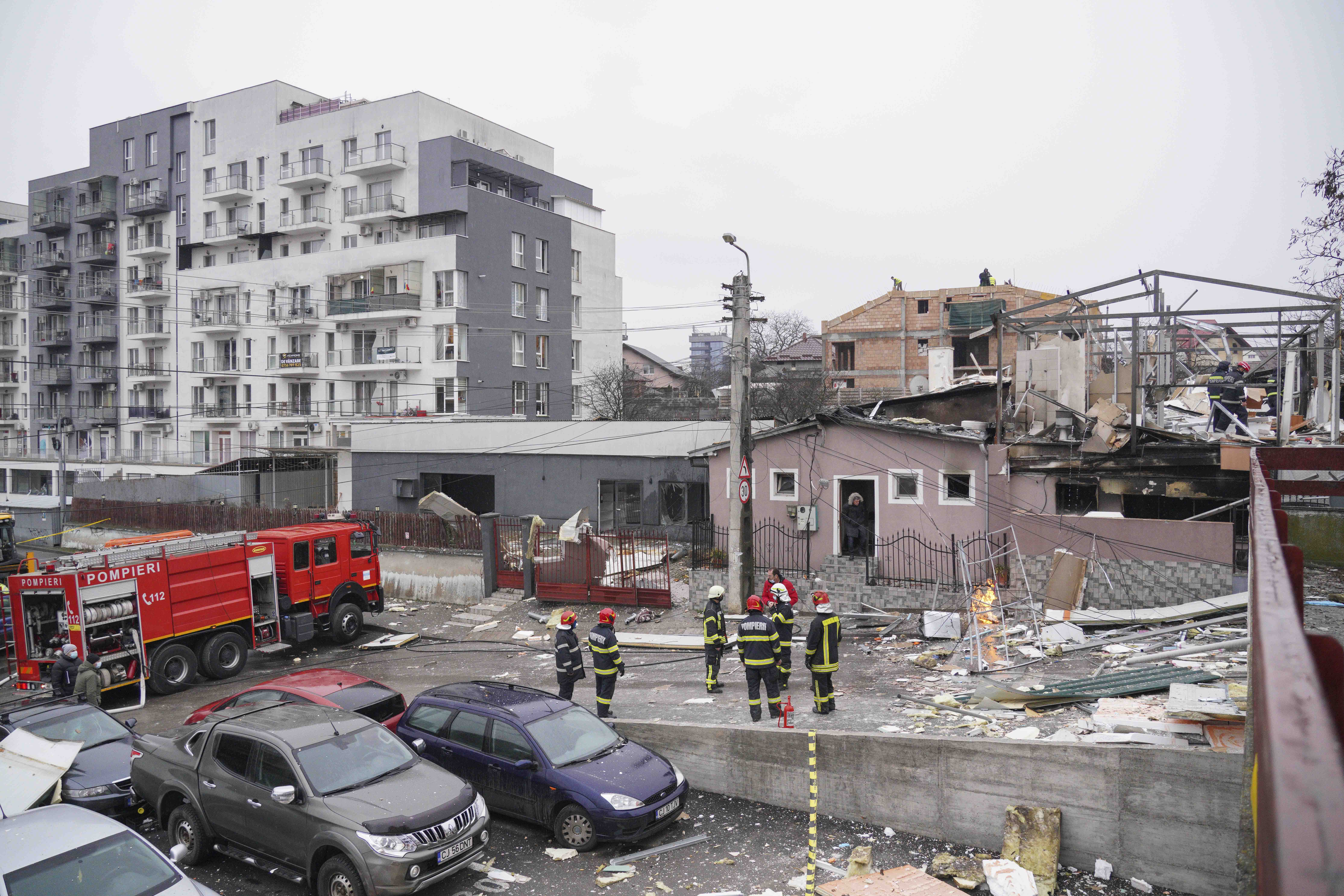 Explozia pensiunii din Cluj-Napoca s-a soldat cu moartea unei femei ( INQUAM Raul Ștef)