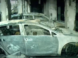 35 de mașini au ars în incendiul de la Constanța