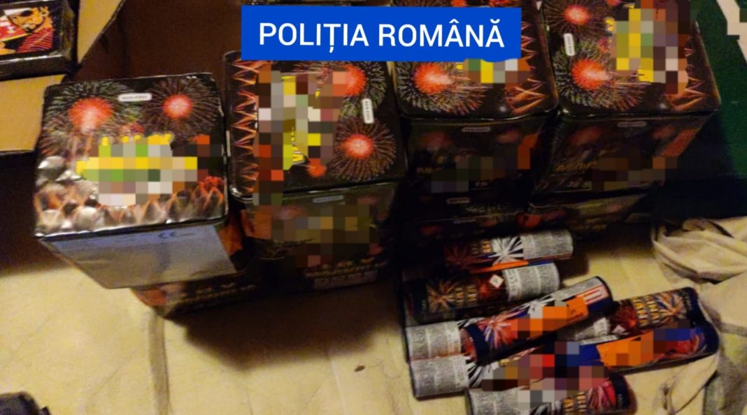 250 de kilograme de articole pirotehnice, ridicate de poliţiştii doljeni