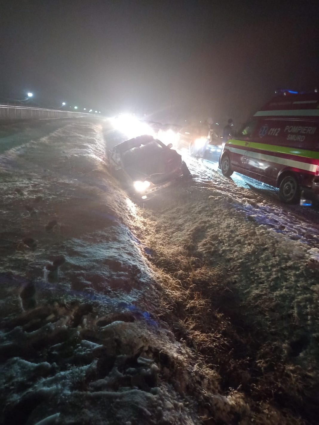 Gorj: Circulaţie pe o bandă din cauza unui accident rutier lângă Termocentrala Rovinari