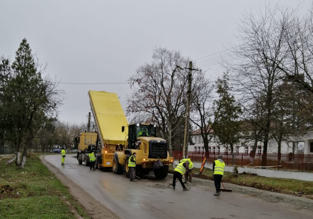 Modernizarea drumului județean Valea Stanciului – Padea, în lucru