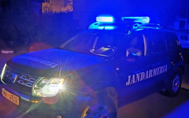 Colindul MAI, cu lumini de la girofare