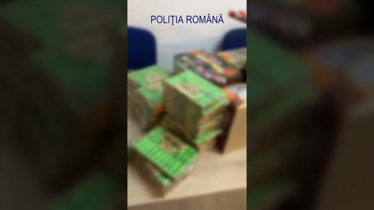 Craiova: Aproximativ 120 de kilograme de articole pirotehnice confiscate