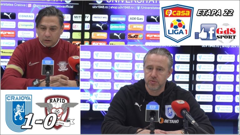 Adrian Matei: „Meci echilibrat” / Reghecampf: „Sunt mândru de ce am realizat” (VIDEO)