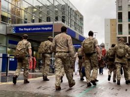 Forțele armate au trimis 200 de oameni în spitalele din Londra pentru a acoperi lipsa de personal