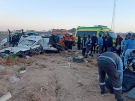 17 morţi după ce un autobuz și un microbuz s-au ciocnit, în Egipt