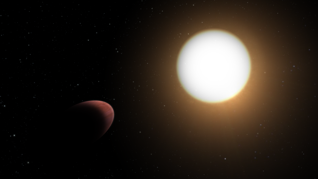Artist_impression_of_planet_WASP-103b_and_its_host_star_pillars Numele planetei este WASP – 103b și se află în constelația Hercule