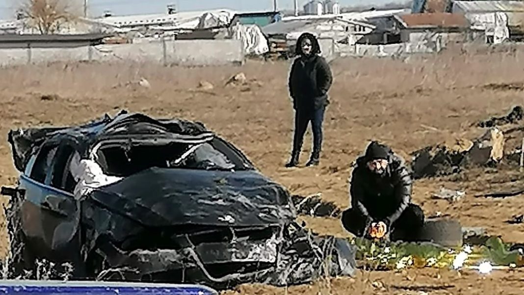 Accidentul rutier s-a produs pe DJ 87, la ieșire din localitatea Nazarcea