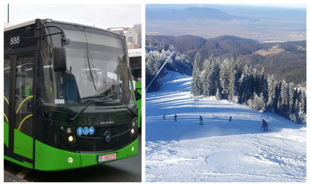 Autobuz direct de la gară până la gondola din Poiana Brașov