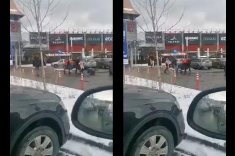 Bătaie la un mall din Cluj