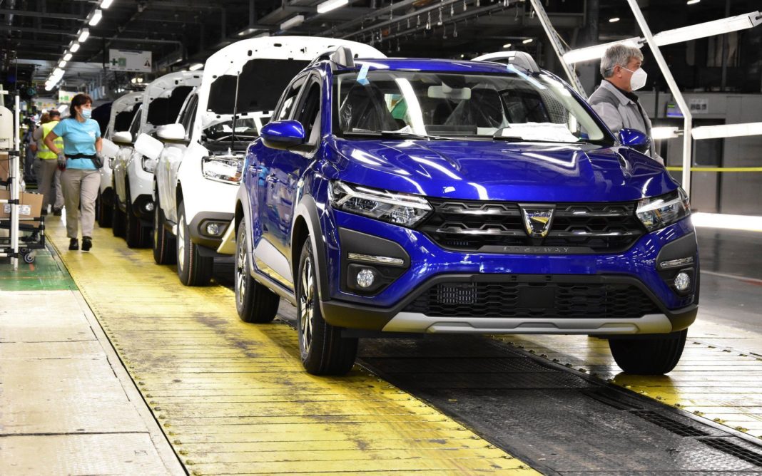 Dacia a vândut 537.000 de mașini în lume anul trecut