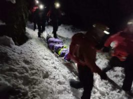 Salvamontiştii l-au găsit pe turistul polonez căzut într-o prăpastie din Parâng