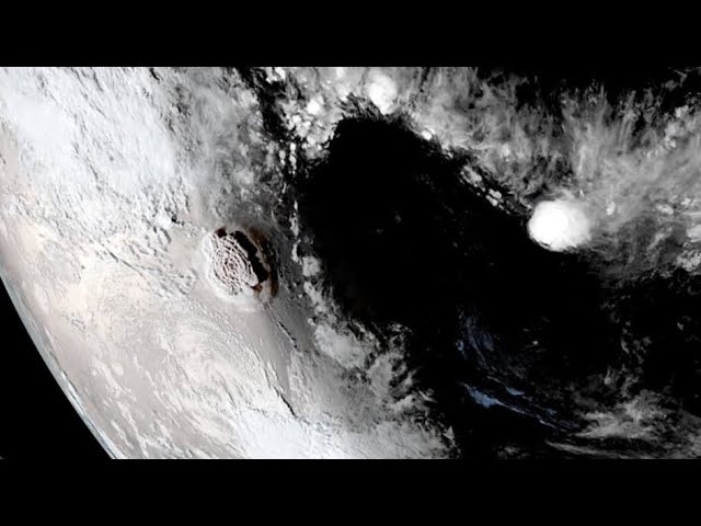 VIDEO Erupția vulcanului Tonga văzută din Spațiu. Ce daune a provocat