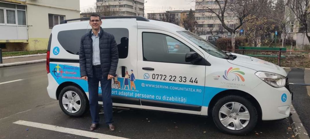 Târgu Jiu: Donație pentru funcționarea taxiului gratuit pentru persoanele cu dizabilități