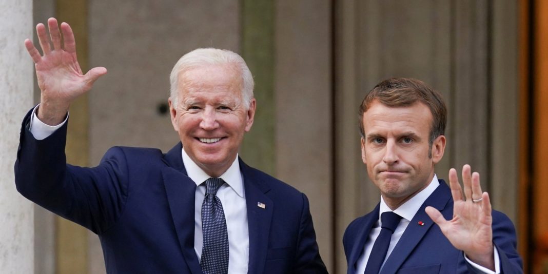 SUA și Uniunea Europeană „nu sunt pe picior de egalitate” din cauza subvențiilor americane, acuză președintele francez Emmanuel Macron