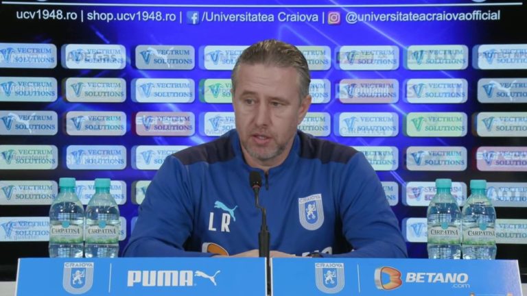 Universitatea Craiova – FCU / Reghecampf: „Suntem pregătiți!“ (VIDEO)