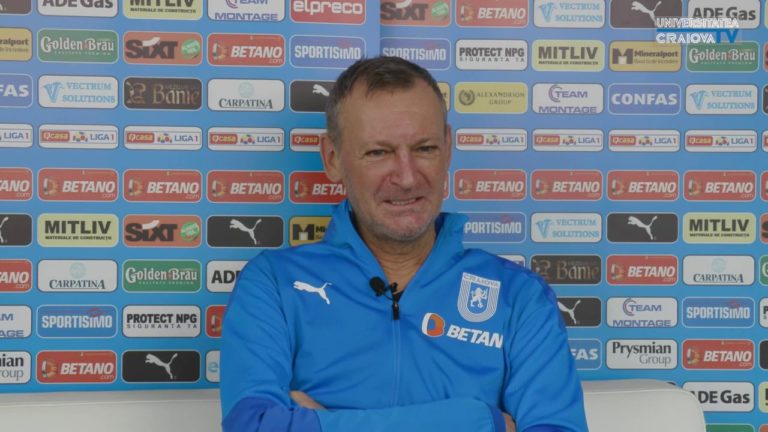 Universitatea Craiova – FCU / Gică Craioveanu: „Avem o echipă superioară“ (VIDEO)