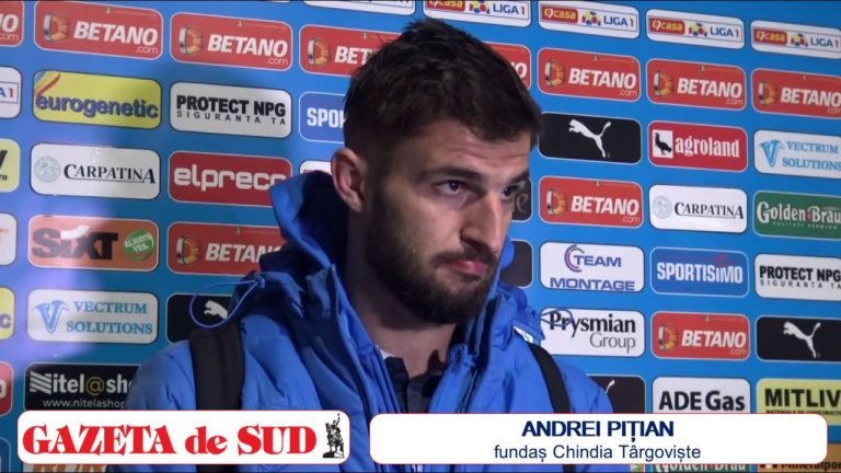 Andrei Pițian, după înfrângerea din Bănie: „Plecăm dezamăgiți, supărați“ (VIDEO)