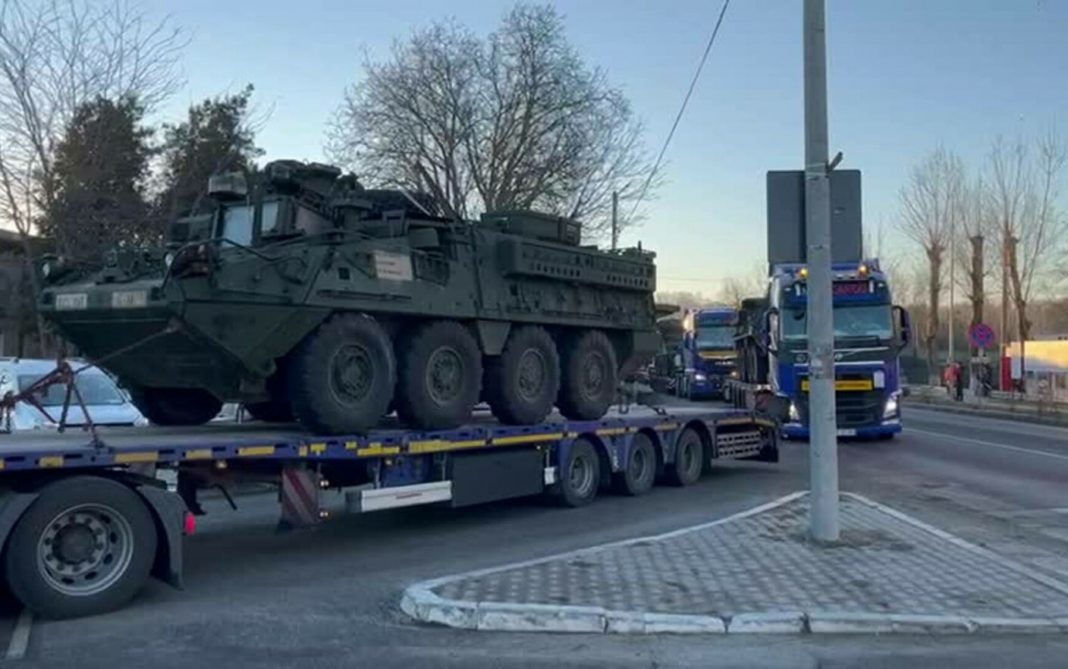 Primul convoi cu tehnică militară SUA a ajuns la Mihail Kogălniceanu