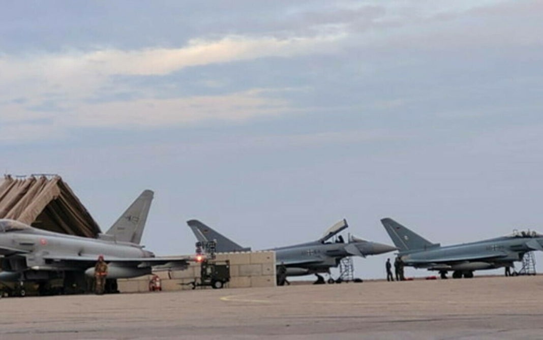 Avioane germane Eurofighter Typhoon au aterizat la Baza „Mihail Kogălniceanu“