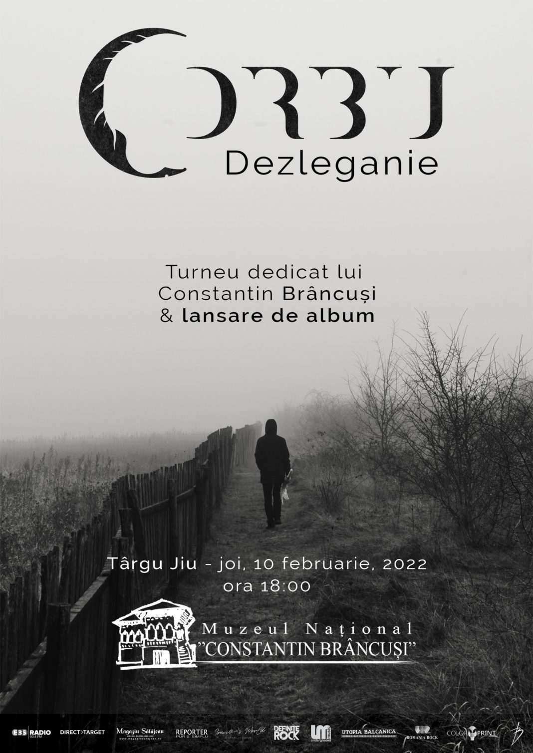 Afis dezleganie turneu brancusi - Targu Jiu