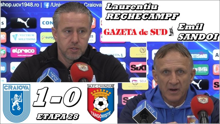 Reghecampf: „Obiectiv îndeplinit“ / Săndoi: „Meritam un egal“ (VIDEO)