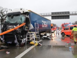 Un şofer român de TIR a murit în Germania după ce a intrat în alt camion