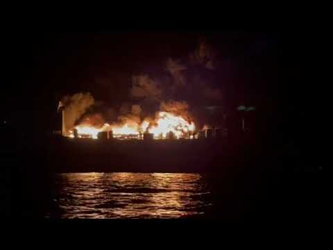 (VIDEO) Incendiu pe un feribot cu 288 de persoane la bord