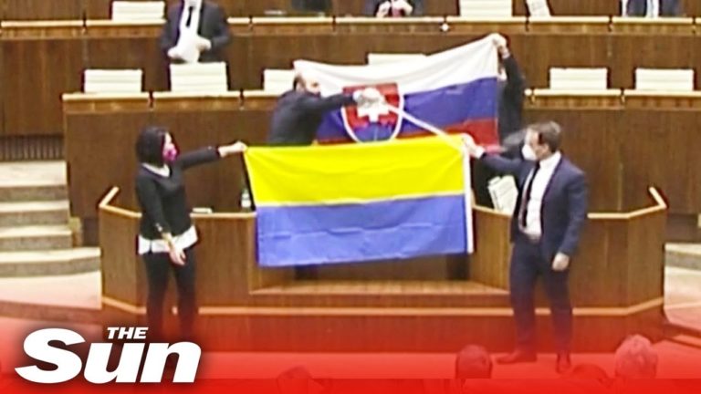(VIDEO) Bătaie în Parlamentul din Slovacia