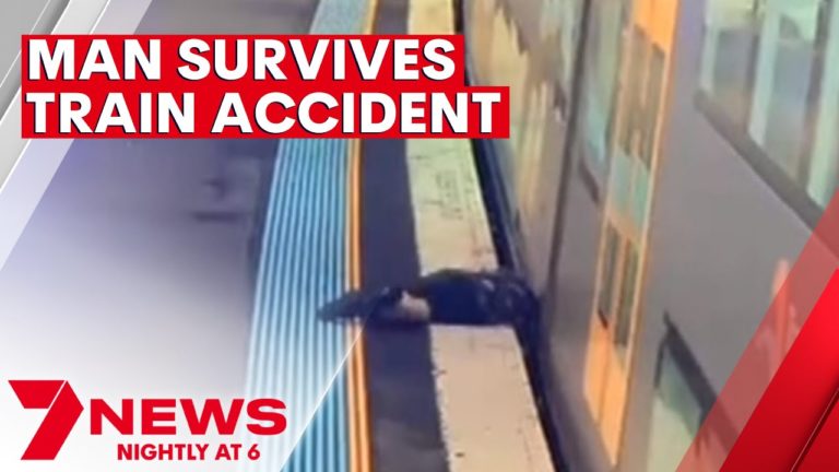 (Video) Un australian beat şi-a prins capul între peron şi garnitura de metrou