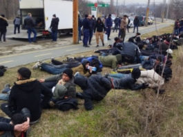 61 de migranţi, găsiți într-un camion abandonat în Bulgaria