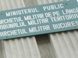 Tribunalul Militar Bucureşti a dispus arestarea preventivă pe o durată de 30 zile a bărbatului