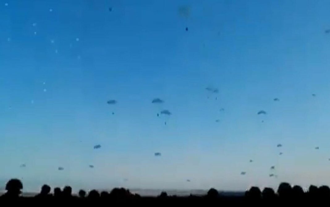 trupe parasutate Se pare că acțiunea se desfășoară în Harkov, oraș de 1,5 milioane de locuitori