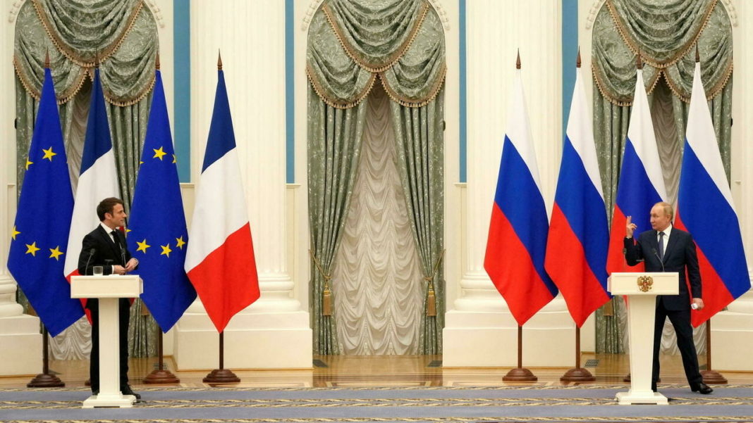 Macron, după 5 ore de discuții cu Vladimir Putin: „Suntem conştienţi de gravitatea situaţiei”