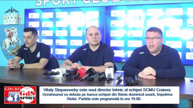 Vitaly Stepanovsky, cu gândul doar la SCMU şi în vremuri tulburi pentru ţara sa