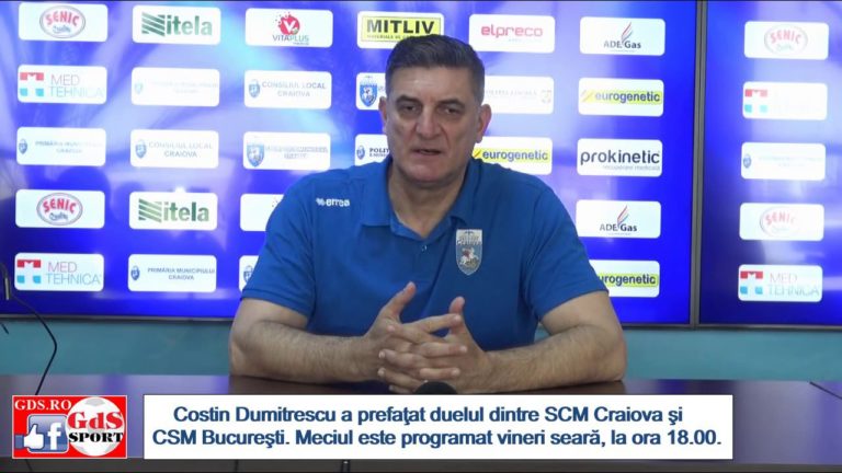 SCM Craiova – CSM Bucureşti, derbiul începutului de weekend