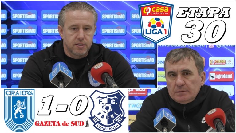 Reghecampf: „Sunt foarte fericit!“ / Hagi: „Ei au produs mai mult în atac“ (VIDEO)